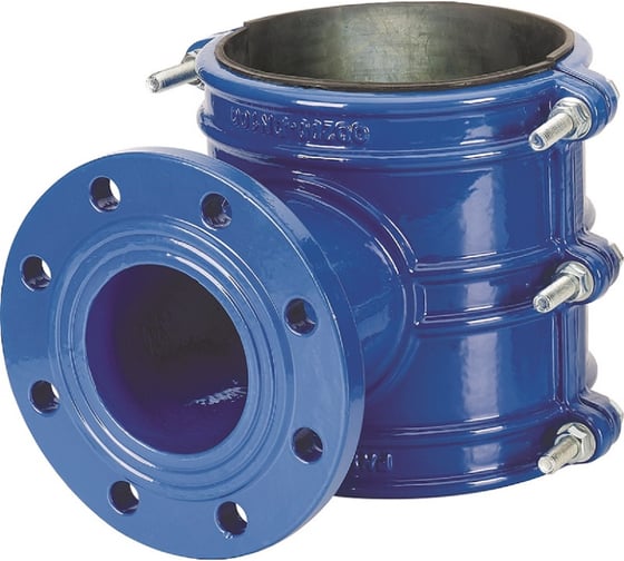 Отвод двусоставной фланцевый АТКА для ПЭ/ПВХ (седелка) Ду 200×630, 1001060319