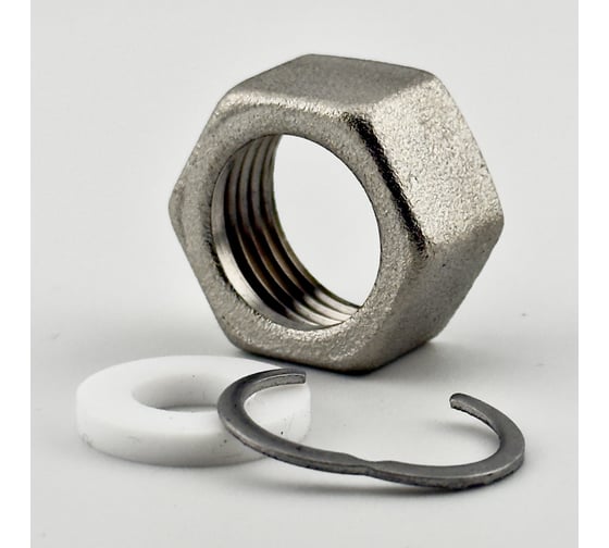 Накидная гайка STACORT для подводок 3/4 для TO-18A FLEXY в комплекте с прокладками и стопорным кольцом, 2 шт NT-3/4 FLEXY-К2