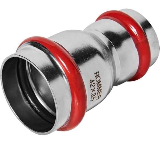 Муфта переходная ROMMER RSS-1018-004235 ВПр, 42х35, из нержавеющей стали прессовой PEE9H4CCV85D8O