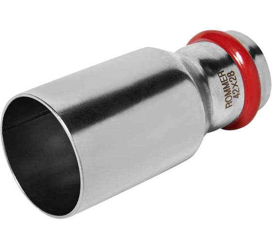 Муфта переходная ROMMER RSS-1020-004228 НПр-ВПр, 42х28, из нержавеющей стали прессовой PEE9H4CCV89M1F