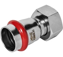 Переходник с накидной гайкой ROMMER RSS-1026-002234 ВПр-ВР, 22х3/4, из нержавеющей стали прессовой PEE9H4CCV8OABS