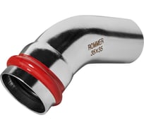 Угольник однораструбный ROMMER RSS-1004-000035 45° ВПр-НПр, 35, из нержавеющей стали, прессовой PEE9H4CCV7FHD9