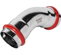 Угольник ROMMER RSS-1005-000042 45° ВПр-ВПр, 42, из нержавеющей стали прессовой, PEE9H4CCV7H7TM