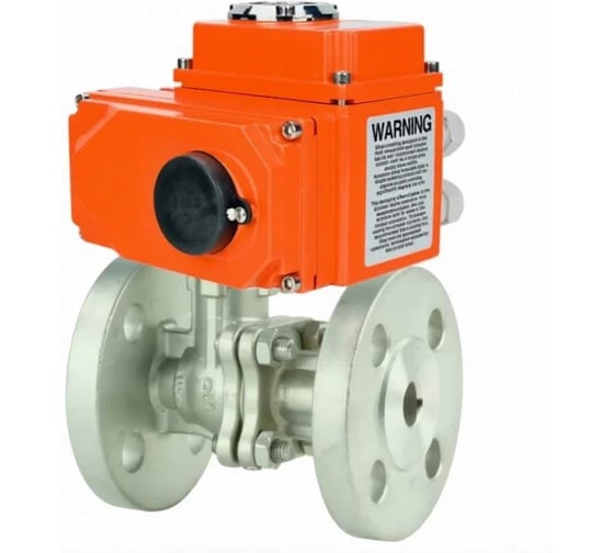 Кран шаровой DN.ru КШ.Ф.П.316.200 Ду32 Ру40 двухходовой, фланцевый, эл.привод QT2-005-380VAC 380В D160-80026