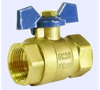 Шаровой кран RM 3/4 ВР-ВР муфтовый бабочка Ду20 Ру30 11Б27п1 RM-34FFB