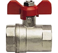 Вентиль полнопроходный REMER (гайка/гайка; 1") Зубр 51020-G/G-1 Ф