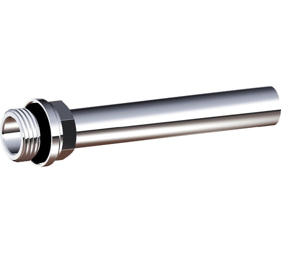 Трубка хромированная, медная FAR ф15, L=100 мм, 1/2, НР, с EPDM FC 8875 1210