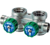 Коллектор регулирующий FAR 3/4, проходной, параллельный, 2 отвода 1/2 FK 3753 C34