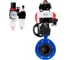 Затвор дисковый DN.ru GGG40-304-EPDM-2W-F-H Ду50 Ру16 пневмопривод DA-105, пневмораспределитель 24VDC, БКВ LSB-410, дублером HDM-3, БПВ D050-56756 1