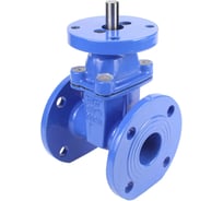 Задвижка клиновая DN.ru 30ч939р GGG50-GGG50-EPDM-BLUE Ду300 Ру10/16 фланцевая, клин обрезиненный, c ISO-фланцем, квадратный шток D040-10574