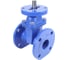Задвижка клиновая DN.ru 30ч939р GGG50-GGG50-EPDM-BLUE Ду300 Ру10/16 фланцевая, клин обрезиненный, c ISO-фланцем, квадратный шток D040-10574 1