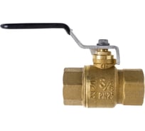 Шаровой полнопроходной кран для трубопровода Зубр 3/4 4-51320-L-3/4