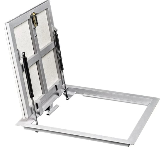 Ревизионный люк ООО Вентмаркет 650х650 (h) мм, напольный, на газовыx амортизатораx LNA650х650