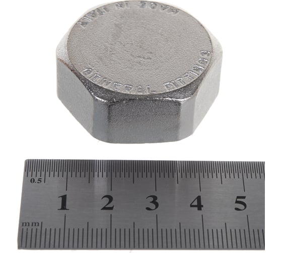 Заглушка латунная 1" для трубопровода GENERAL FITTINGS 51097-1