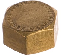 Заглушка латунная 1/2" для трубопровода GENERAL FITTINGS 51098-1/2