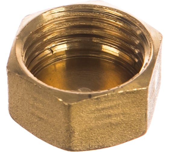 Заглушка латунная 1/2" для трубопровода GENERAL FITTINGS 51098-1/2