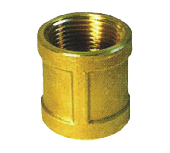 Муфта латунная 1/2" для трубопровода GENERAL FITTINGS 51093-1/2