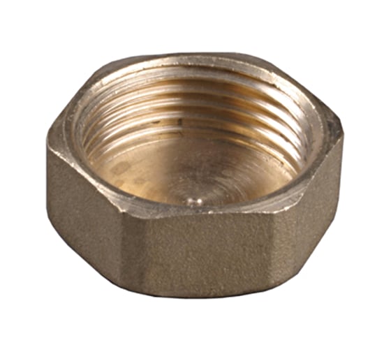 Заглушка латунная 1" для трубопровода GENERAL FITTINGS 51098-1 1
