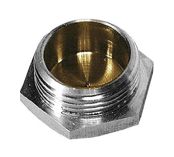 Заглушка латунная 1/2" для трубопровода GENERAL FITTINGS 51097-S-1/2 1
