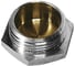 Заглушка латунная 1/2" для трубопровода GENERAL FITTINGS 51097-S-1/2 1