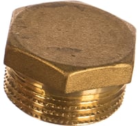 Заглушка латунная 1" для трубопровода GENERAL FITTINGS 51098-S-1