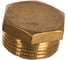 Заглушка латунная 1" для трубопровода GENERAL FITTINGS 51098-S-1 1