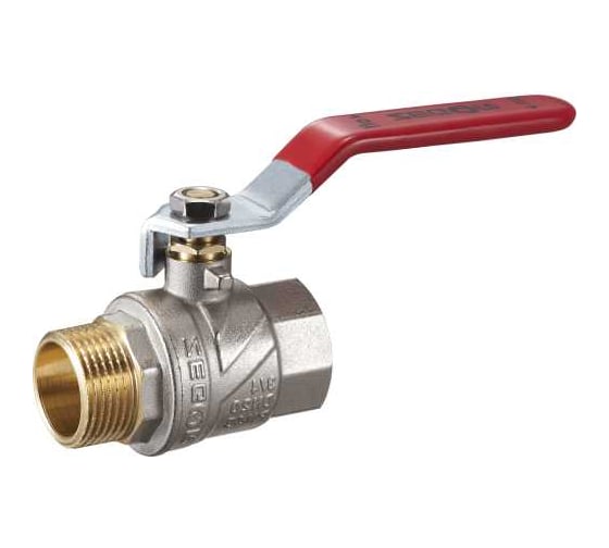 Кран шаровой латунный Zegor 1 (г/ш) полнопроходной, ручка FNR13