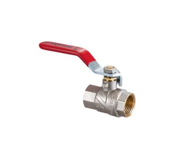 Кран шаровой латунный Zegor 1/2 (г/г) полнопроходной, ручка FBR11