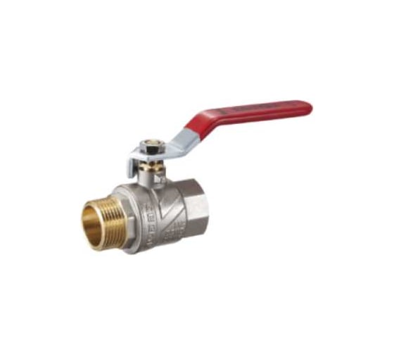 Кран шаровой латунный Zegor 1/2 (г/ш) полнопроходной, ручка FNR11