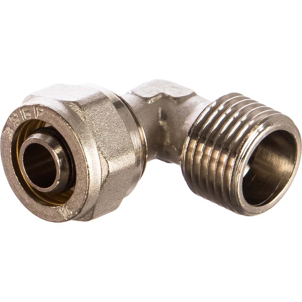 Уголок соединительный (16 мм; 1/2\"; цанга-штуцер) для трубопровода Зубр ...