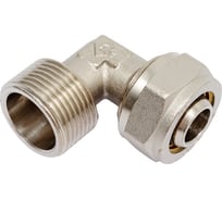 Уголок соединительный (20 мм; 3/4"; цанга-штуцер) для трубопровода Зубр 51409-20-3/4