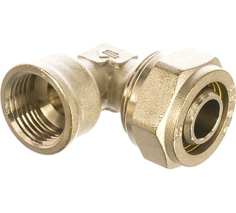 Уголок соединительный (20 мм; 1/2"; цанга-гайка) для трубопровода Зубр 51410-20-1/2