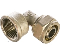 Соединительный уголок (20 мм; 3/4"; цанга-гайка) для трубопровода Зубр 51410-20-3/4