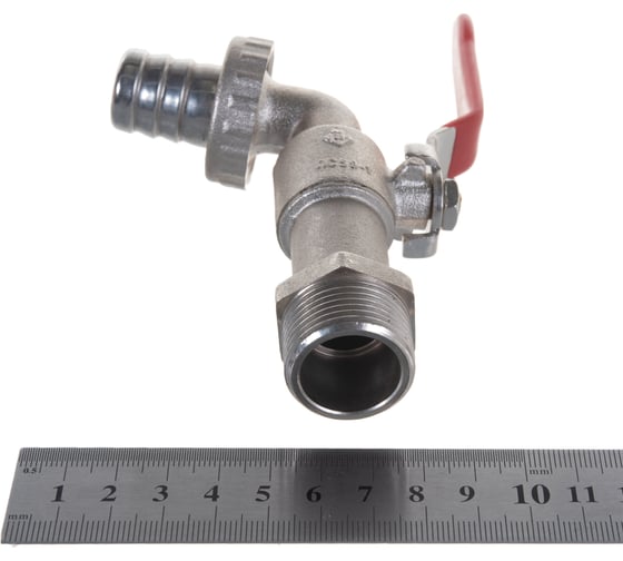 Кран водоразборный (3/4"-3/4") для трубопровода Зубр 51216-3/4-3/4