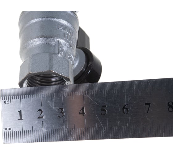 Кран для трубопровода Зубр 1/2" с накидной гайкой 4-51327-C-1/2