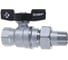 Кран для трубопровода Зубр 1/2" с накидной гайкой 4-51327-C-1/2 1