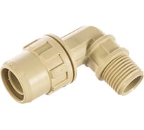 Муфта соединительная угловая "ШиреФит" (20 мм; 1/2") для трубопровода Зубр 51465-20-1/2