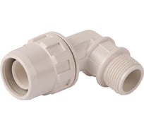 Муфта соединительная угловая "ШиреФит" (20 мм; 3/4") для трубопровода Зубр 51465-20-3/4