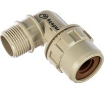 Муфта соединительная угловая Зубр "ШиреФит" 90°, штуцер с гайкой-внешняя резьба, 32 мм-1" 51465-32-1