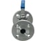 Кран шаровый фланцевый под привод нержавеющий (2PC) NEWKEY AISI316 DN32 (1_1/4), (CF8M), PN40 NK-BFtph(2PC)32/6 1