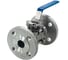 Кран шаровый фланцевый под привод нержавеющий (2PC) NEWKEY AISI316 DN32 (1_1/4), (CF8M), PN40 NK-BFtph(2PC)32/6 2