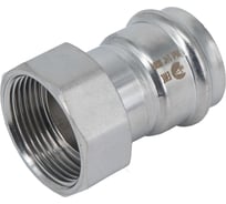 Пресс-соединитель прямой с накидной гайкой нержавеющий NEWKEY AISI304 DN32x35mm (1_1/4x35mm), CF8, PN16 NK-PAN32*35/4