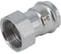 Пресс-соединитель прямой с накидной гайкой нержавеющий NEWKEY AISI304 DN32x35mm (1_1/4x35mm), CF8, PN16 NK-PAN32*35/4 1