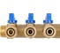 Коллектор с шаровым краном SMT 3/4x16x5 5 выходов 10шт/кор, 1822Н051605BL 2