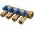 Коллектор с шаровым краном SMT 1x20x4 4 выхода 1833Н102004BL 1