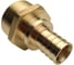 Муфта для PE-X/PE-RT труб аксиальная РОС латунь Дн 25х1 ВР (130-1611) R0345062 2