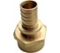Муфта для PE-X/PE-RT труб аксиальная РОС латунь Дн 25х1 ВР (130-1611) R0345062 4