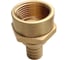 Муфта для PE-X/PE-RT труб аксиальная РОС латунь Дн 25х1 ВР (130-1611) R0345062 5