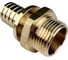 Муфта для PE-X/PE-RT труб аксиальная РОС латунь Дн 32х1 НР (130-1247) R0345079 1