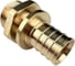 Муфта для PE-X/PE-RT труб аксиальная РОС латунь Дн 32х1 НР (130-1247) R0345079 2